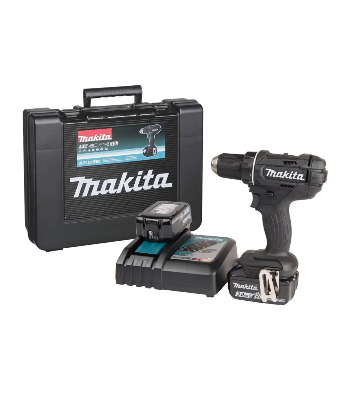 Makita - Akumulatorska bušilica-odvijač BLACK EDITION DDF482RFEB