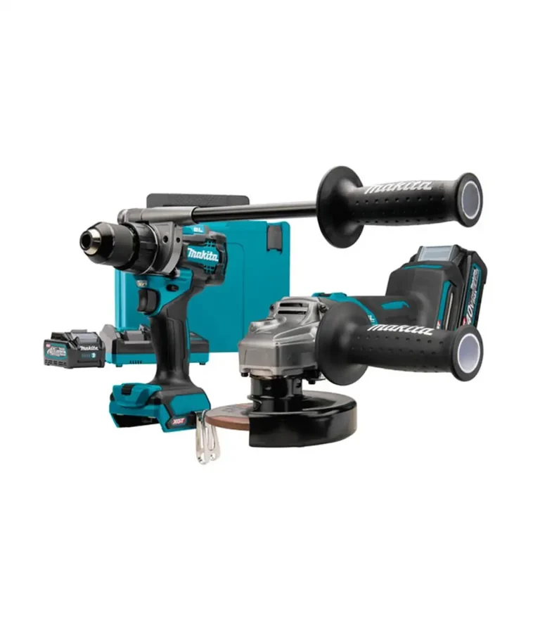 XGT MAKITA 40V - Akumulatorski set bušilica-odvijač i brusilica DK0124G201