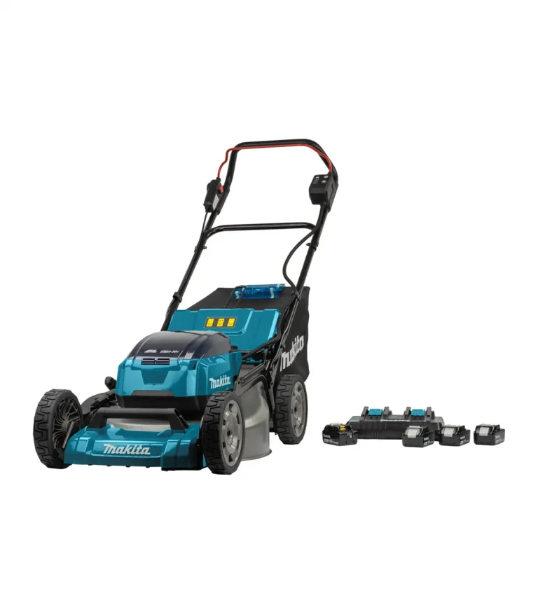 Makita - Akumulatorska kosilica 4u1 18+18V DLM530PT4 SET 4x baterija 18 V 5.0 Ah i dupli punjač