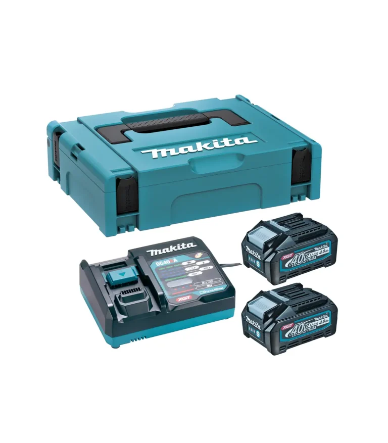 XGT Makita 40V - XGT baterijski set (4.0 Ah) DC40RA, BL4040x2, MAKPAC 1 191J97-1