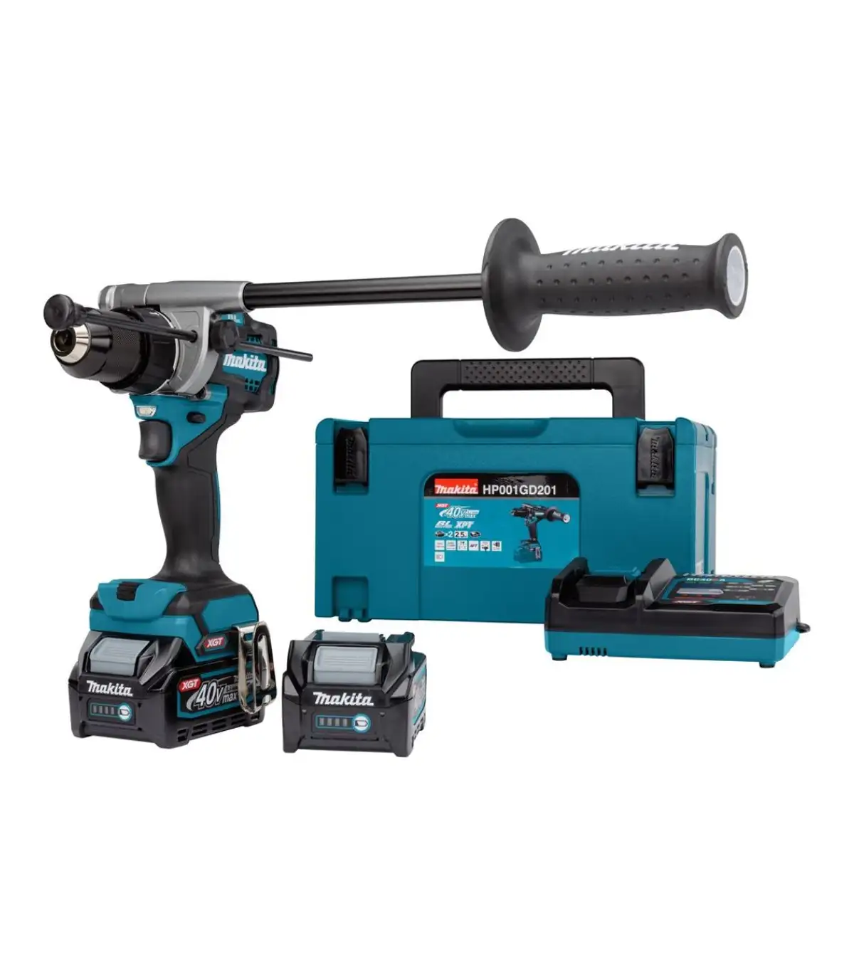 XGT MAKITA 40V - Akumulatorska udarna bušilica - odvijač HP001GD201