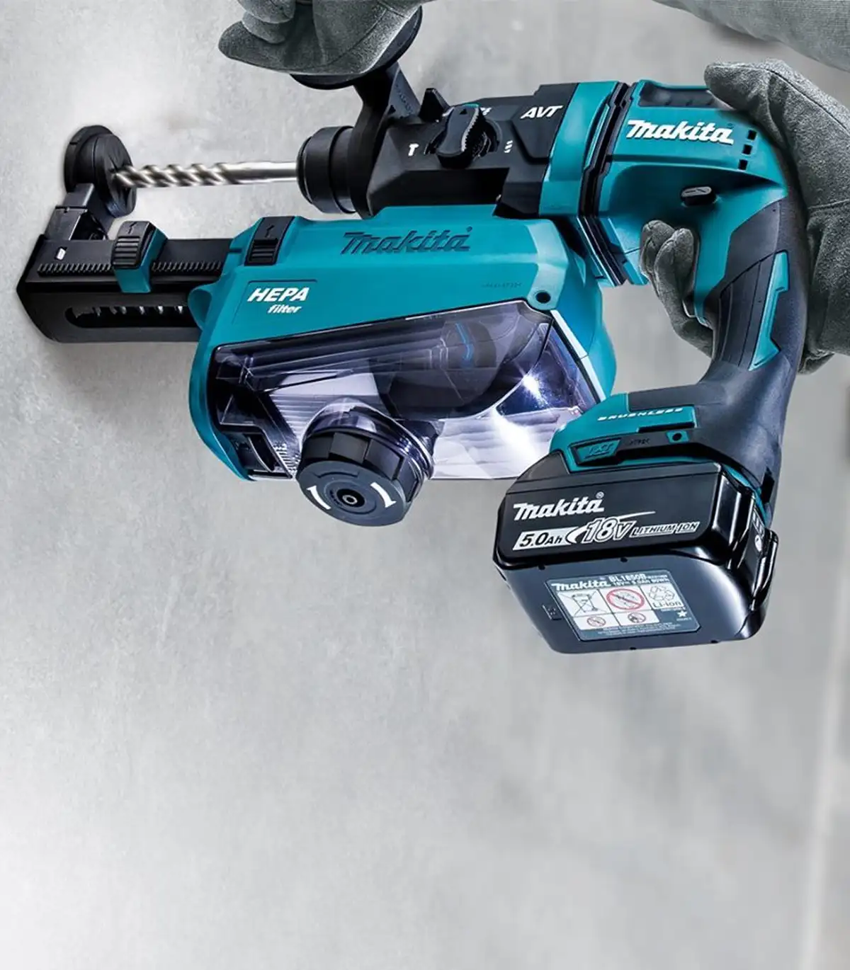 Makita - Akumulatorska bušilica-čekić DHR182ZWJ