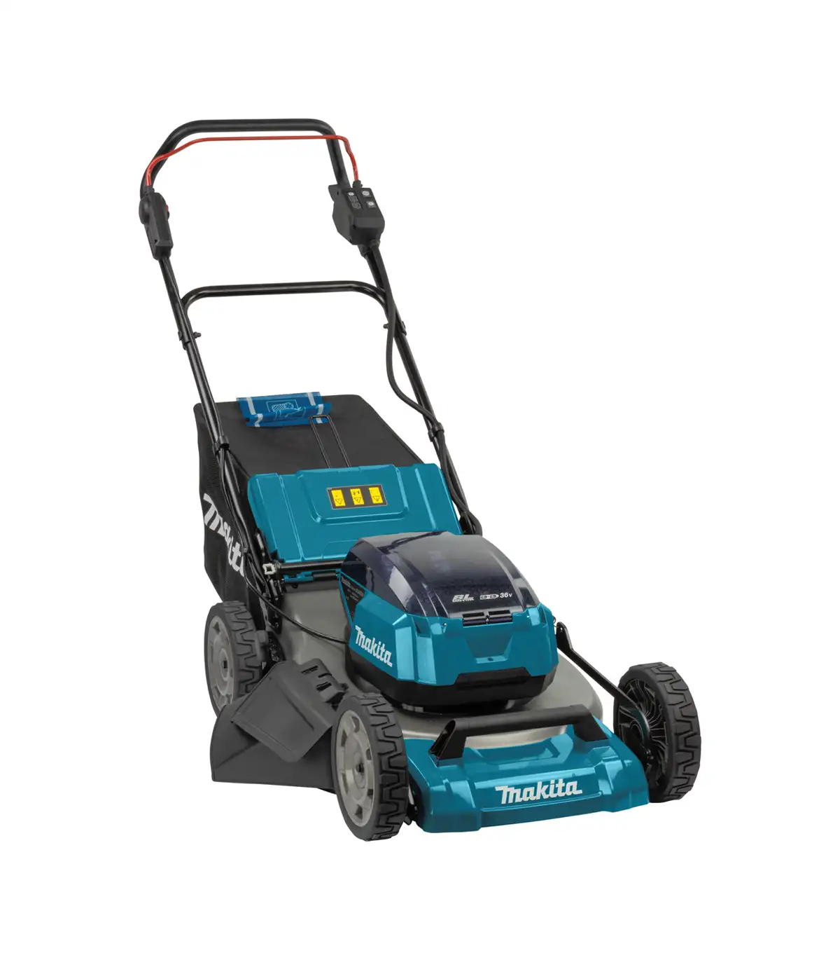Makita - Akumulatorska kosilica 4u1 18+18V DLM530PT4 SET 4x baterija 18 V 5.0 Ah i dupli punjač