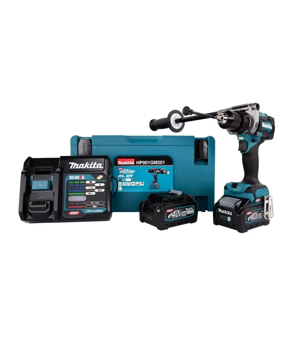 XGT MAKITA 40V - Akumulatorska udarna bušilica - odvijač HP001GD201