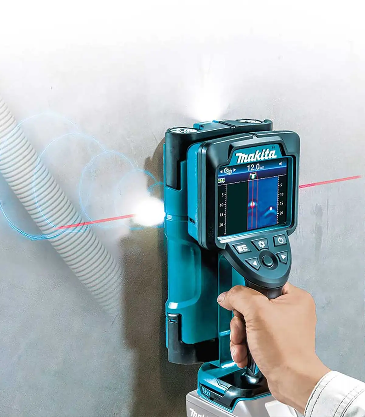 Makita - Akumulatorski zidni skener DWD181ZJ