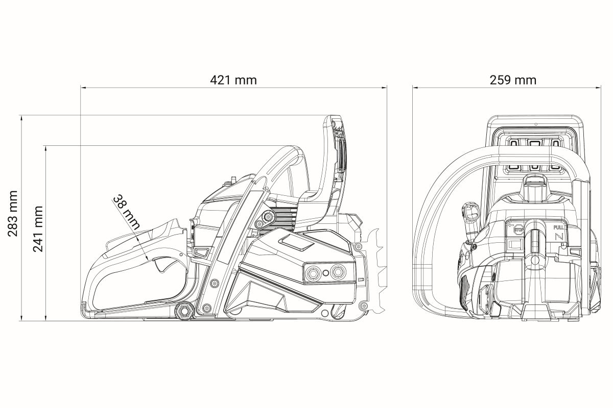 Motorna testera VGS 3920 PE