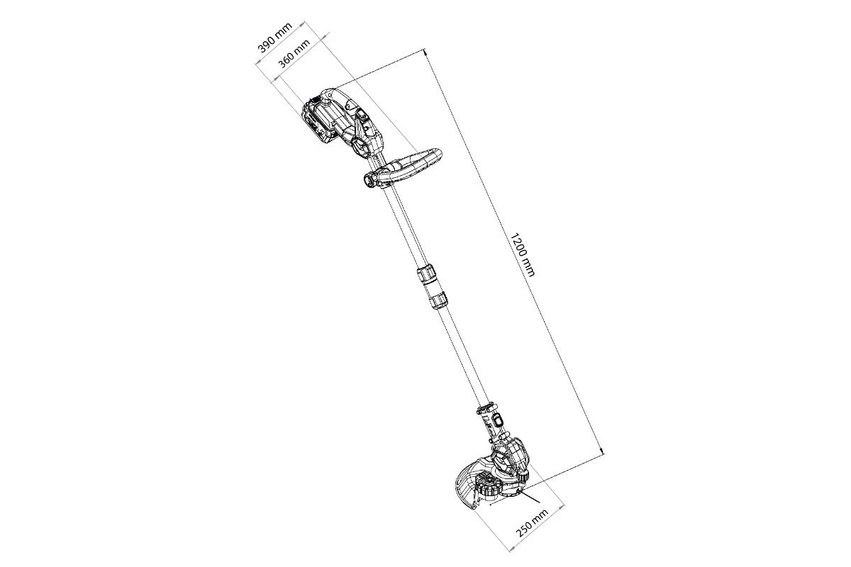 Fuse akumulatorski trimer Villager BC 2320