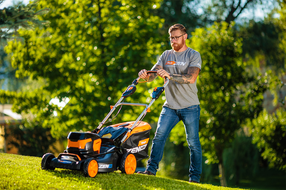 ZEN akumulatorska kosačica kosilica Villager LM 4111 E Matic