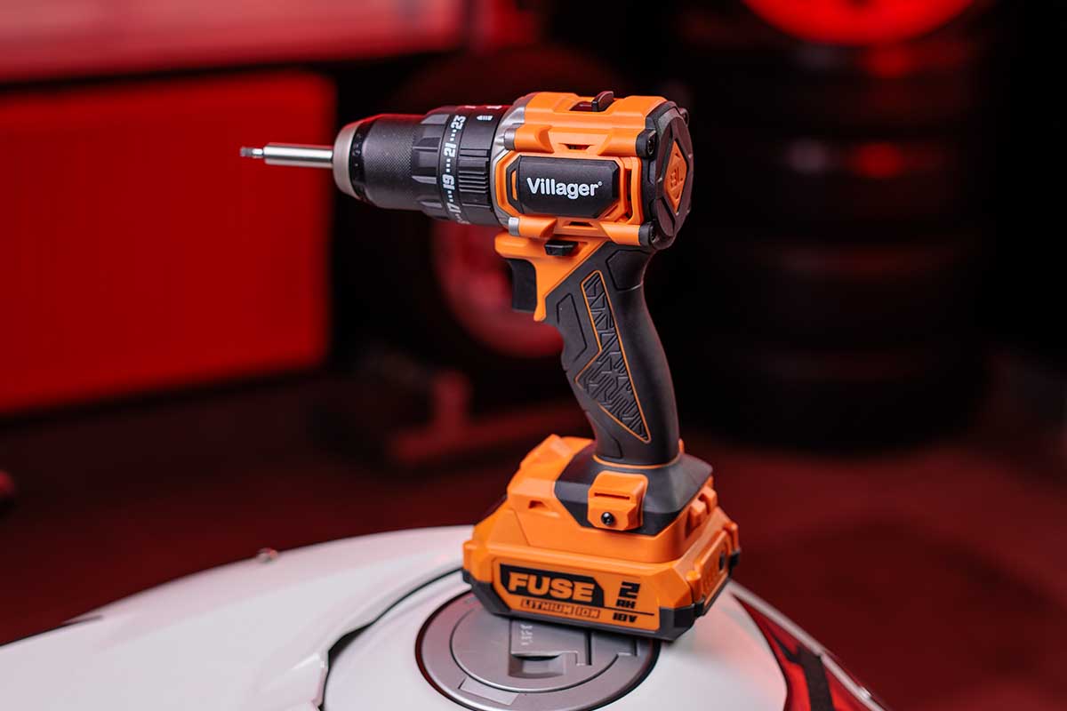 FUSE akumulatorska brushless udarna bušilica bormašina Villager VLP 5121 - 2BCB