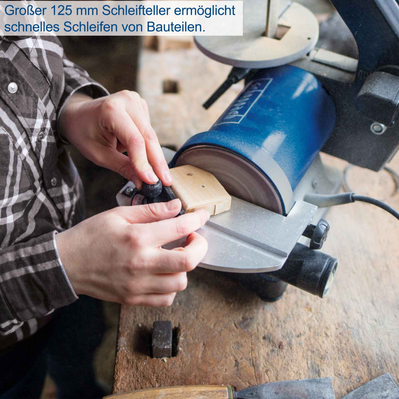 Scheppach stona kombinovana brusilica BTS700, fotografija 5