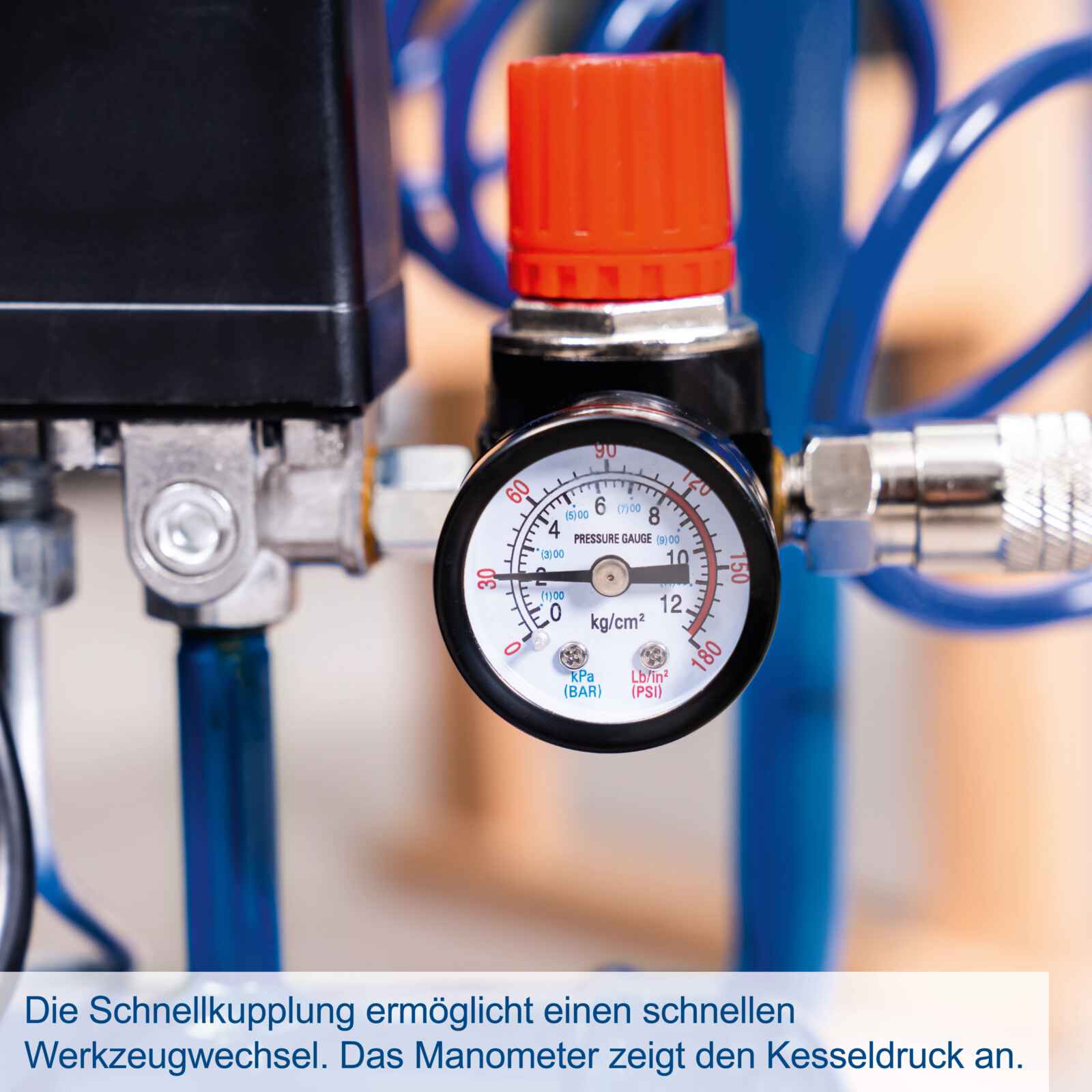 Scheppach kompresor za vazduh HC26 24L, fotografija 3