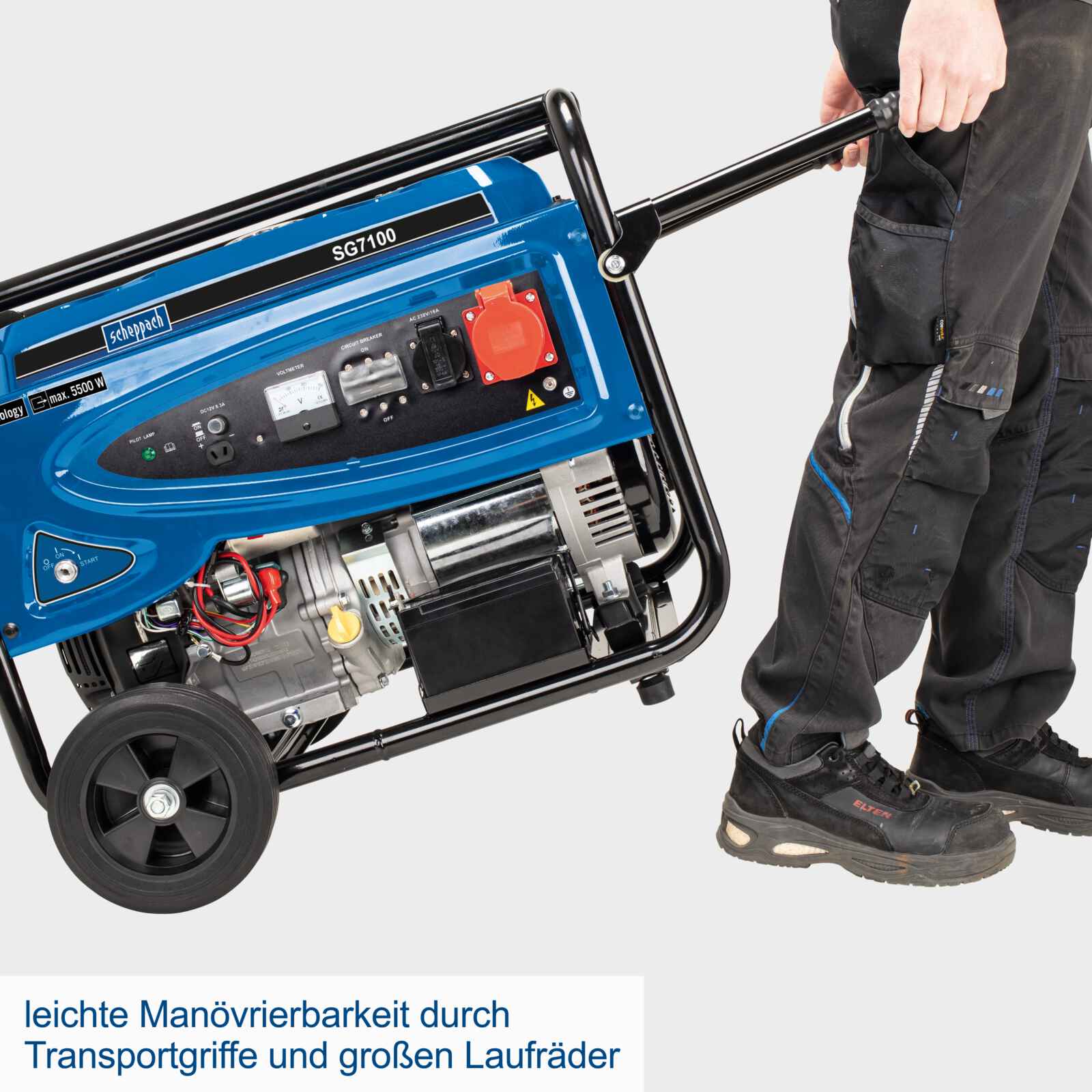 Scheppach trofazni agregat za struju SG7100 5.5kW, fotografija 7