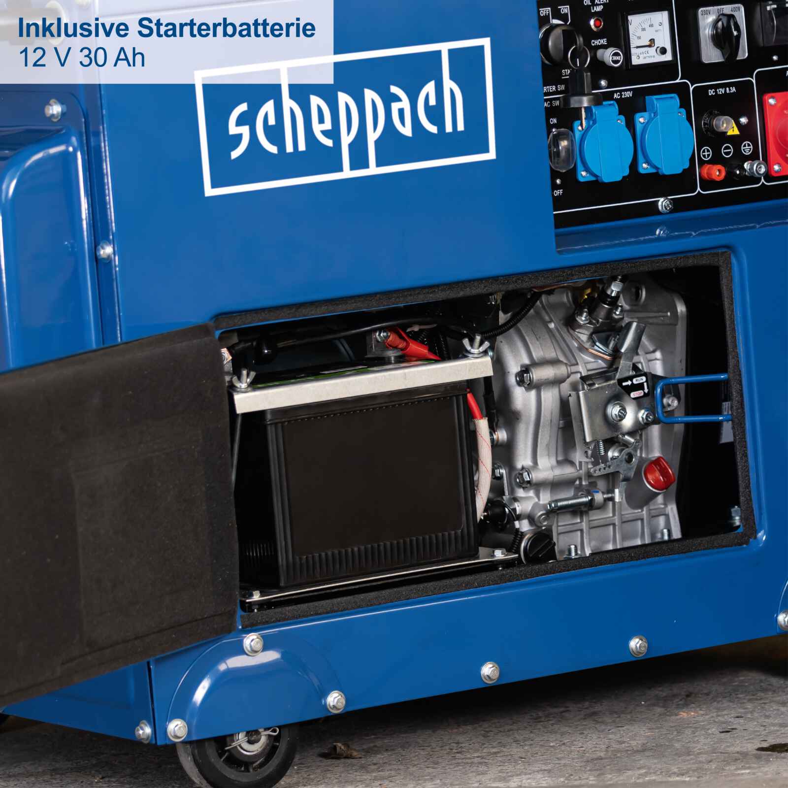 Scheppach agregat za struju SG5200D 5kW, fotografija 3