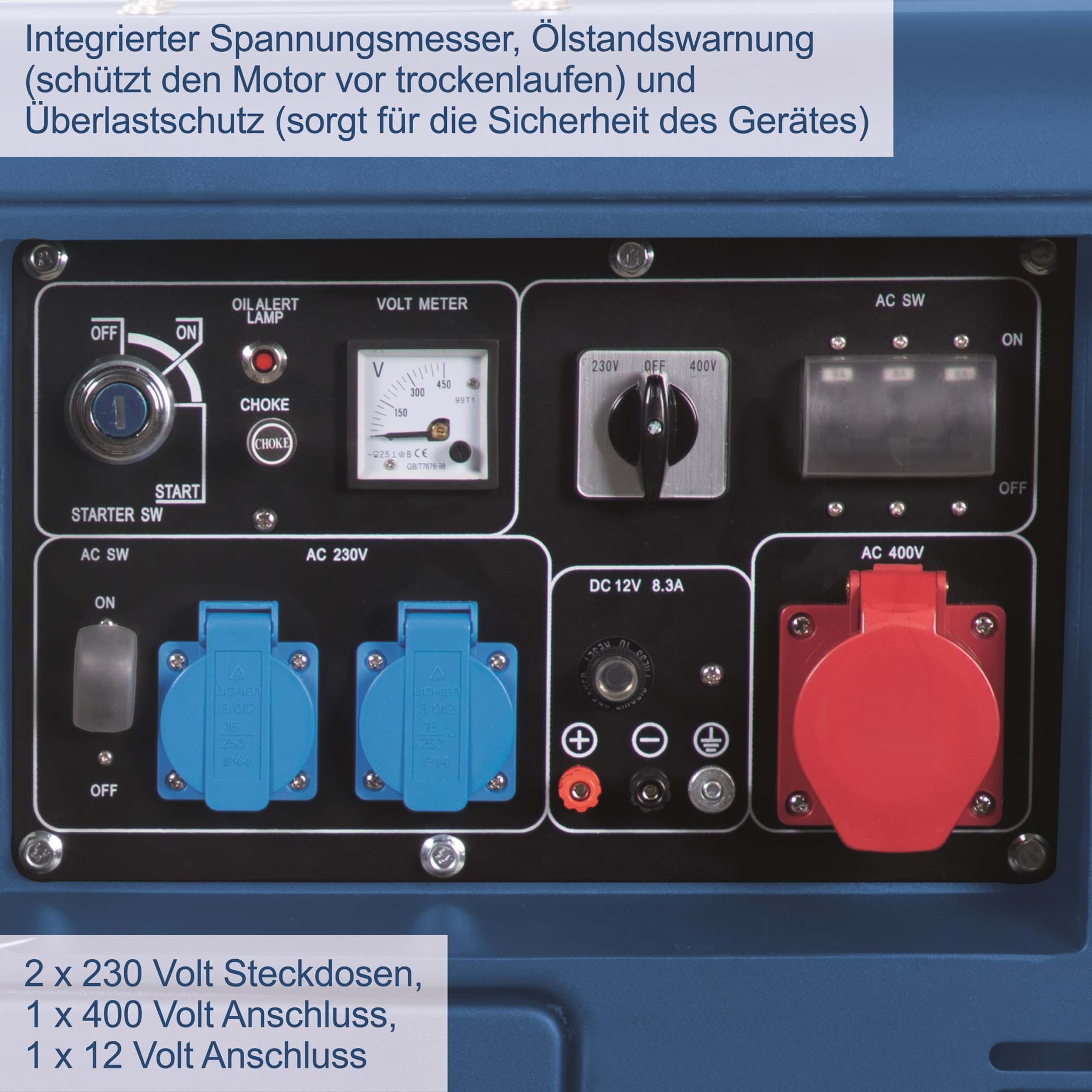 Scheppach agregat za struju SG5200D 5kW, fotografija 6