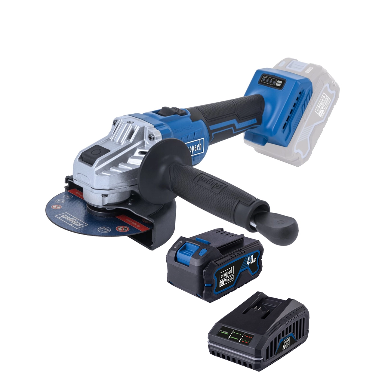 Scheppach aku ugaona kutna brusilica Brushless IXES BC-AG125P-XSS4