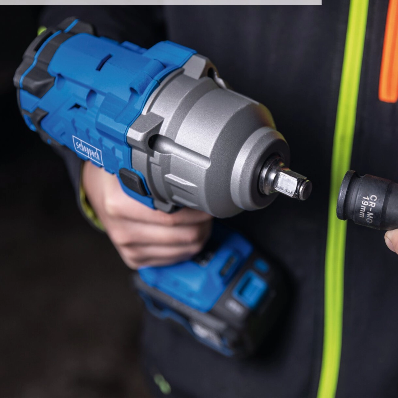 Scheppach aku udarni odvijač 1898 Nm 1/2'' Brushless IXES BC-IW1350-X - SET L 1x4Ah, fotografija 6