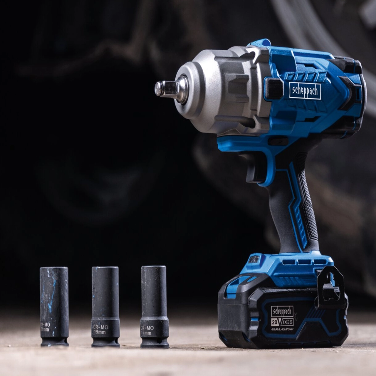 Scheppach aku udarni odvijač 1898 Nm 1/2'' Brushless IXES BC-IW1350-X - SET L 1x4Ah, fotografija 2