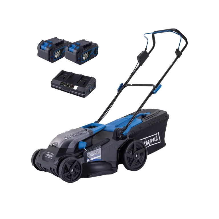 Scheppach aku kosačica kosilica Brushless IXES BC-MP430-X SET XL2 2x4Ah