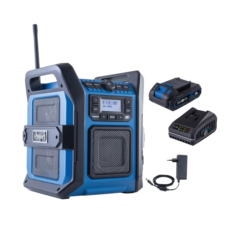 Scheppach aku radio IXES C-DAB30-X - SET S 1x2Ah