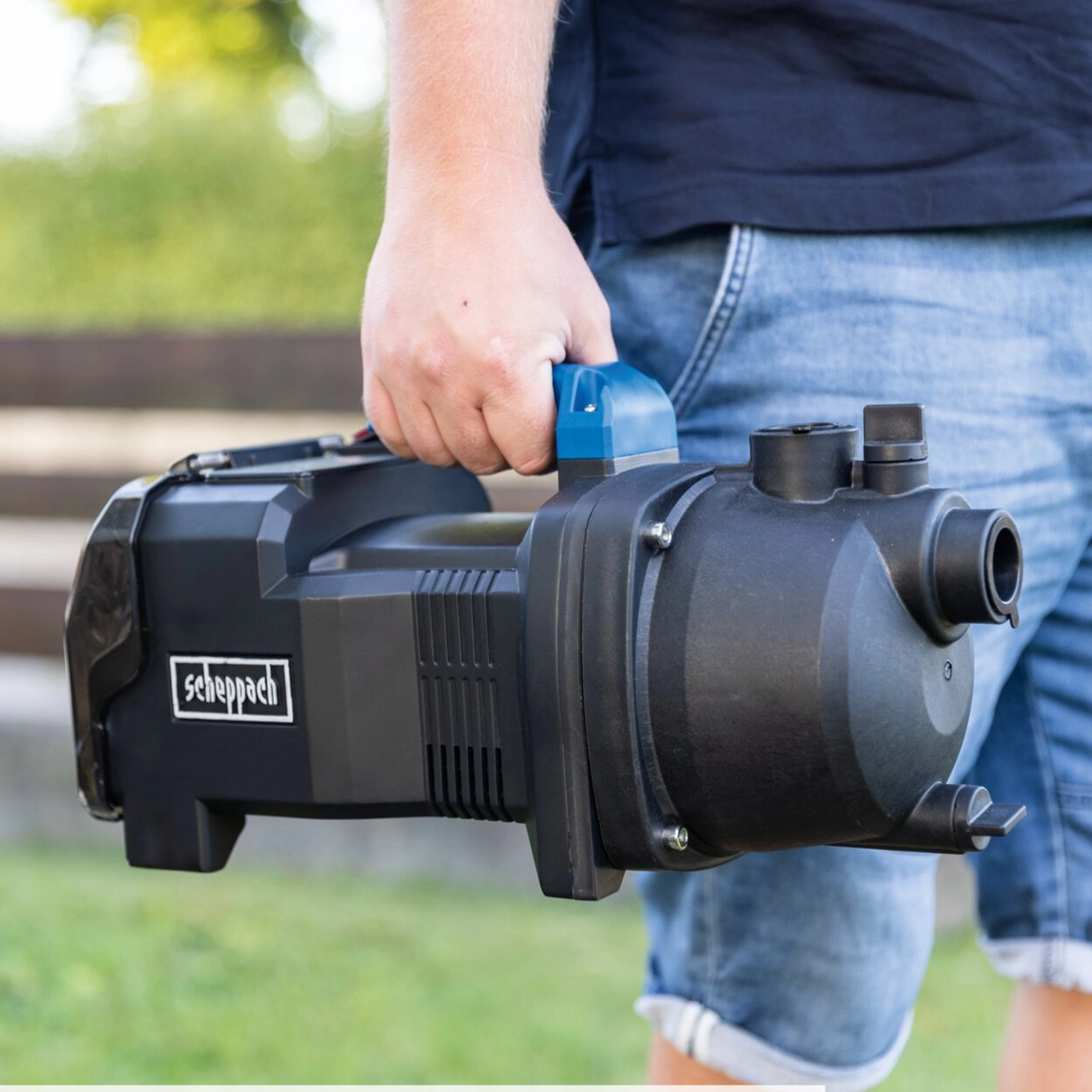 Scheppach aku vrtna baštenska pumpa za vodu IXES C-GP3000-X - SET S2 2x2Ah, fotografija 3