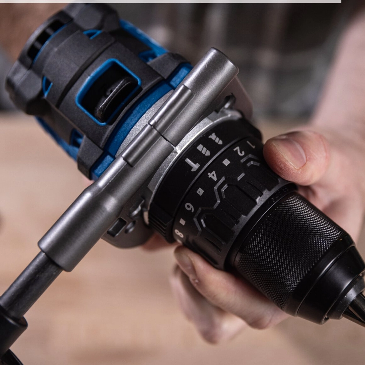 Scheppach SET aku udarna bušilica odvijač Brushless IXES BC-CD150-XSS4, fotografija 3