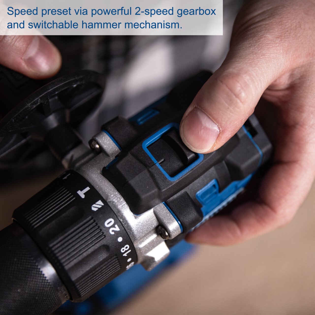 Scheppach SET aku udarna bušilica odvijač Brushless IXES BC-CD70SC-XSS4, fotografija 5