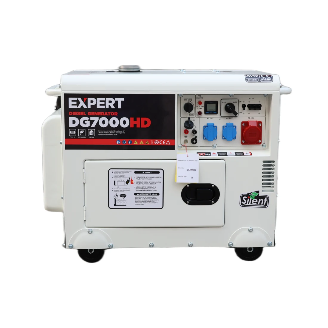 Expert dizel agregat za struju DG7000HD 7kW, fotografija 2