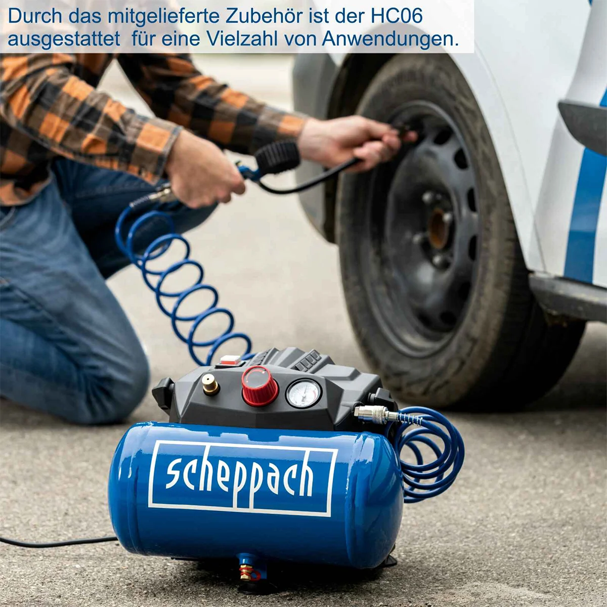 Scheppach kompresor za vazduh HC06 6L, fotografija 6