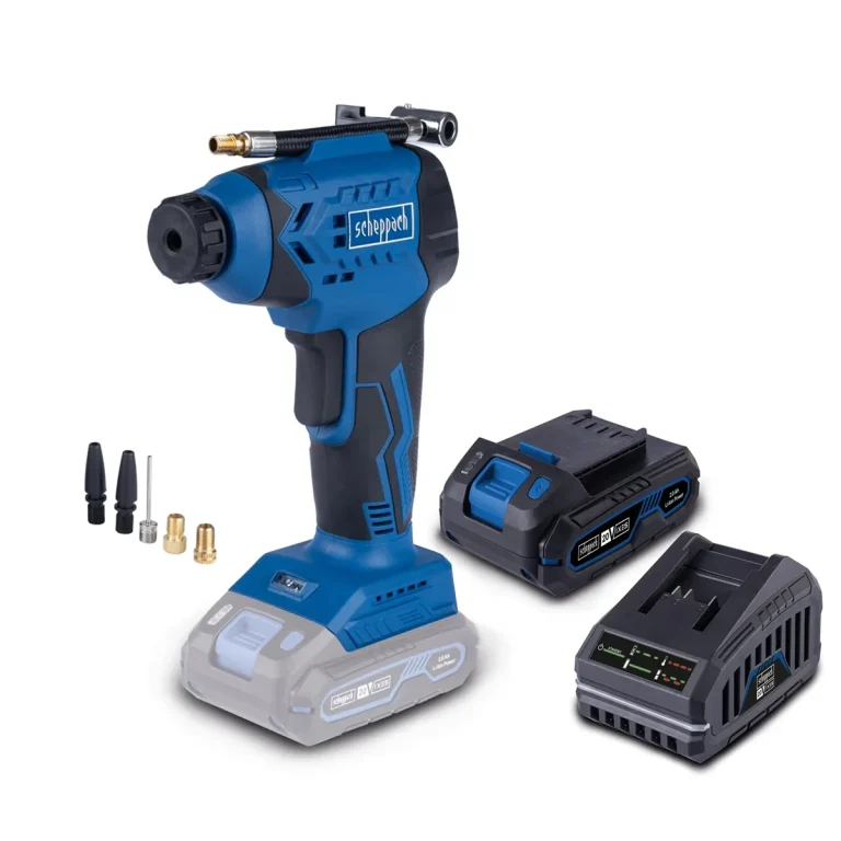 Scheppach aku ručni kompresor IXES C-AC20-X - SET