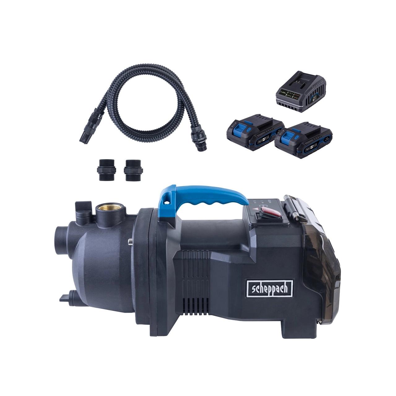 Scheppach aku vrtna baštenska pumpa za vodu IXES C-GP3000-X - SET S2 2x2Ah