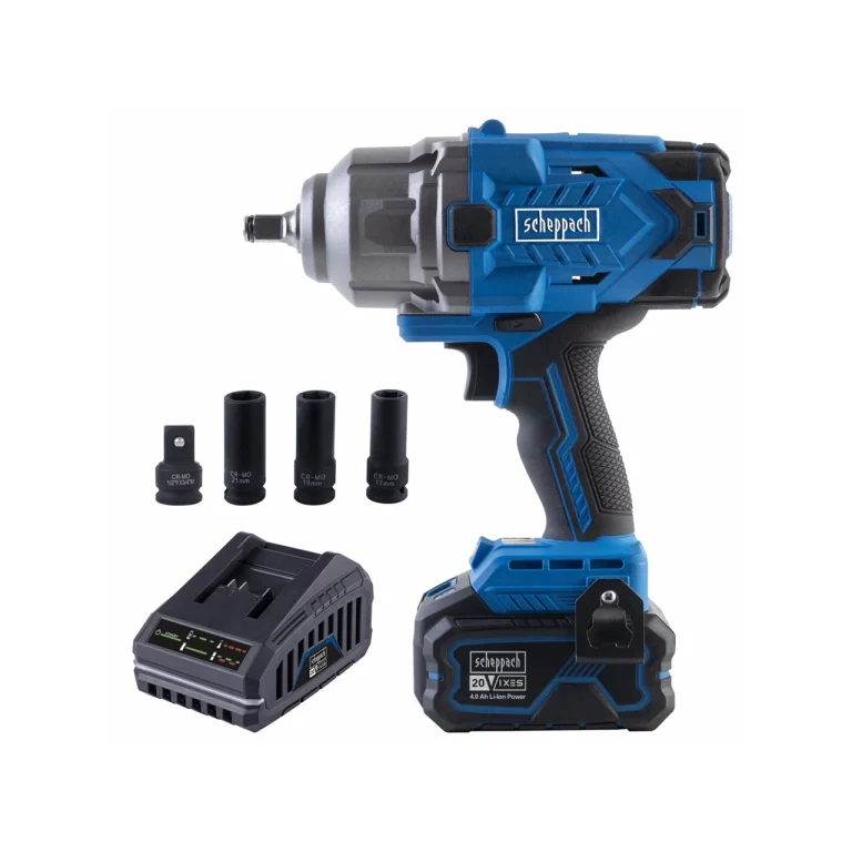 Scheppach aku udarni odvijač 1898 Nm 1/2'' Brushless IXES BC-IW1350-X - SET L 1x4Ah