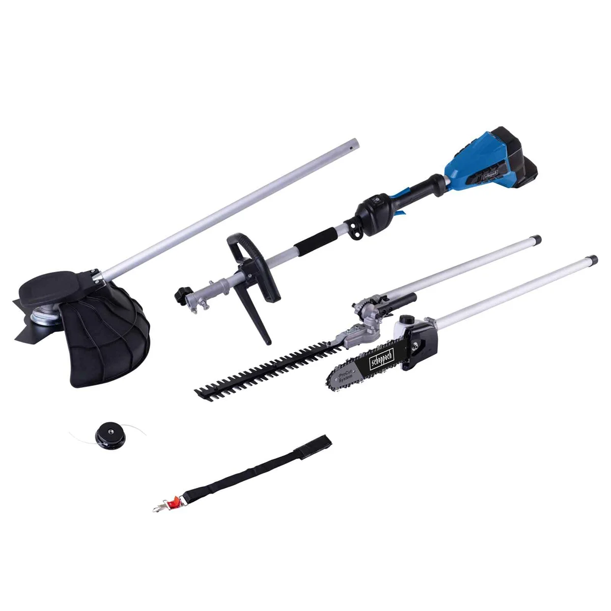 Scheppach aku multifunkcionalni trimer Brushless 4u1 IXES BC-MFH400-X - Solo