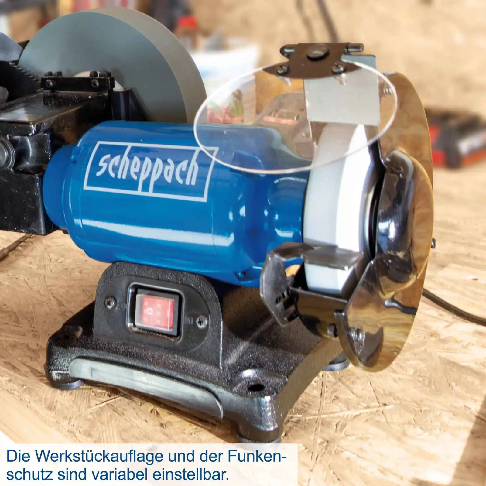 Scheppach stona brusilica suvo/mokro BG200W, fotografija 3