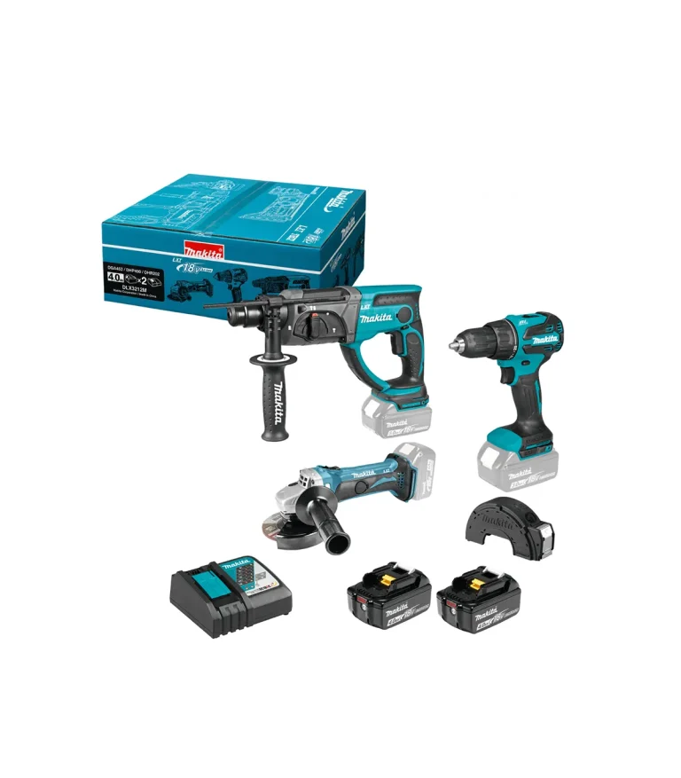Makita – Set akumulatorskih alata DLX3212M, 18 V LXT