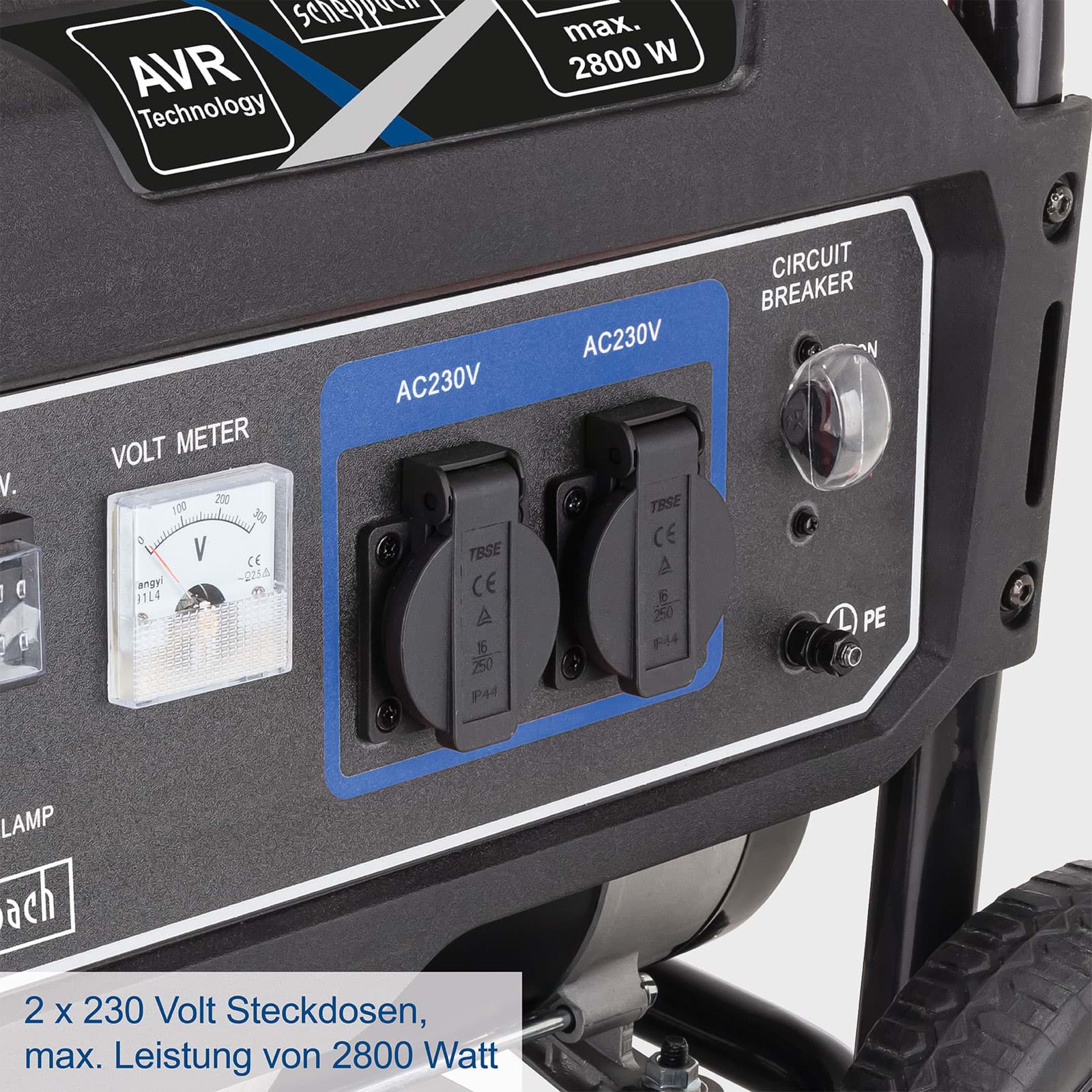 Scheppach agregat za struju SG3200x 2.8kW, fotografija 2