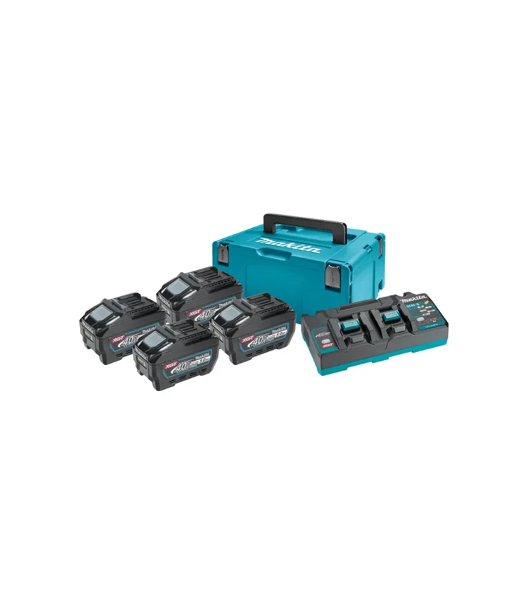 Makita - XGT Power set u koferu MAKPAC 3, BL4050Fx4, DC40RB 191U42-2