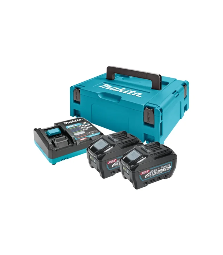 Makita - XGT power set u koferu MAKPAC 2, BL4050Fx2, DC40RA 191V35-5