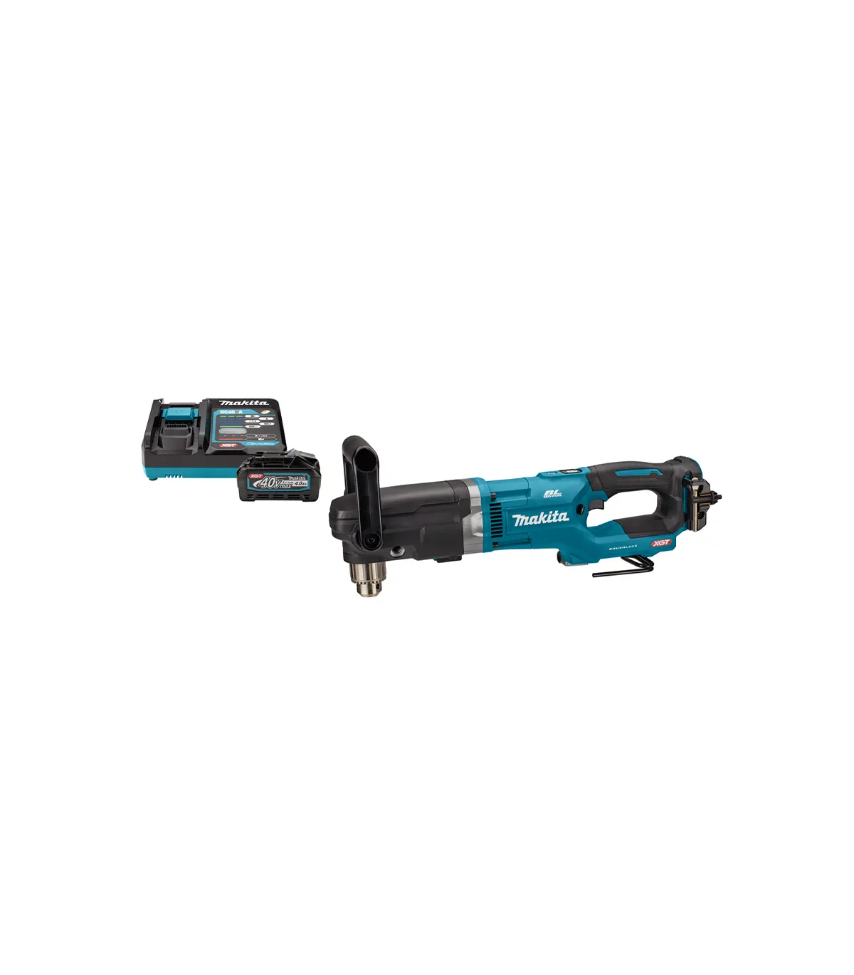 XGT Makita 40 V - Akumulatorska kutna bušilica DA001GM101