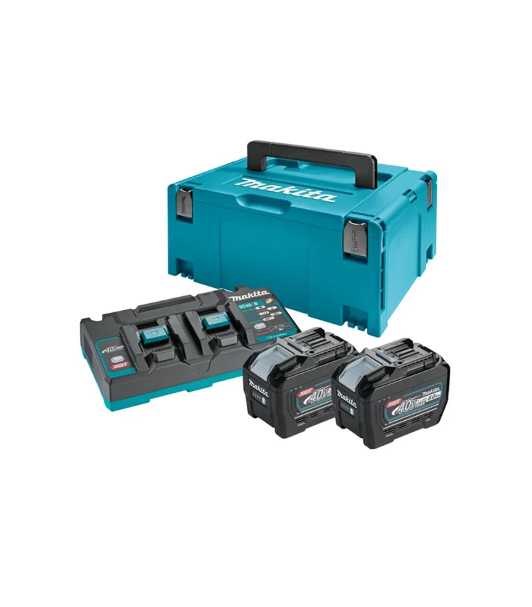 XGT Makita 40V - XGT Power set u koferu MAKPAC 3, BL4080Fx2, DC40RB 191Y97-1