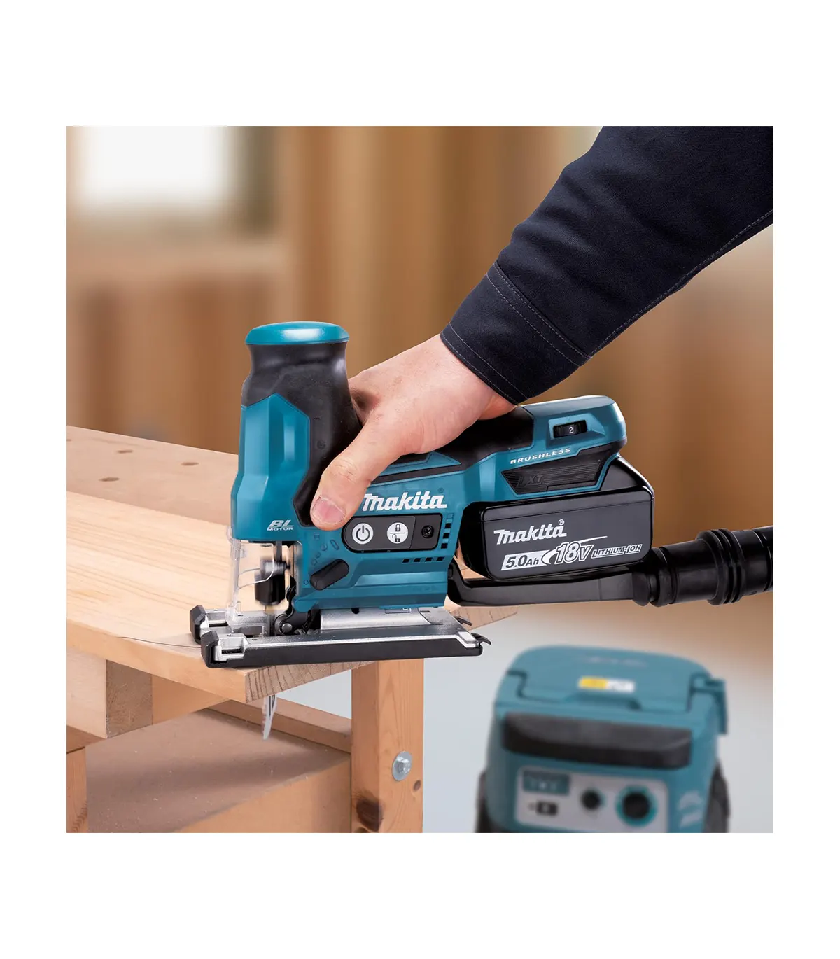 Makita - Akumulatorska ubodna pila DJV185Z