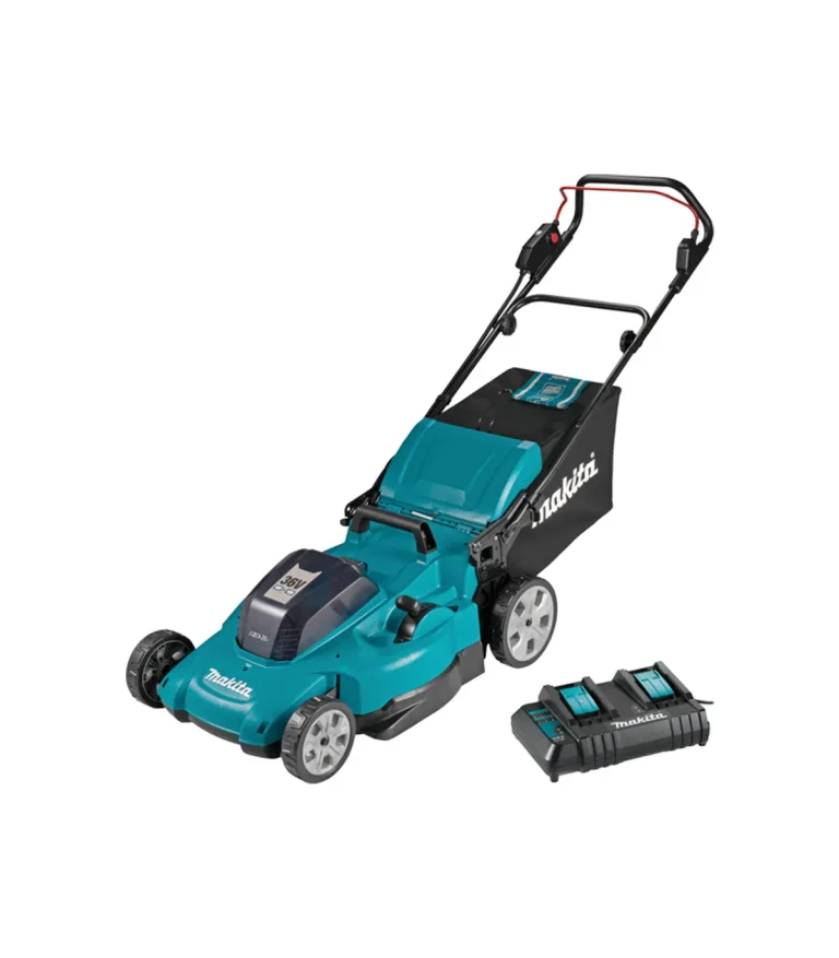 Makita - Akumulatorska kosilica DLM538CT2 18 + 18 V LXT SET 2x baterija 18 V 5.0 Ah i dupli punjač