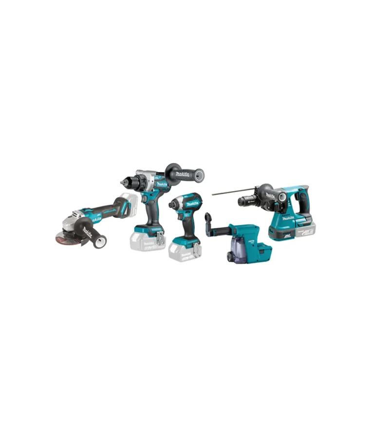 Makita - Akumulatorski set alata LXT DLX4155TX1 (DDF486, DTD153, DGA504, DHR243)
