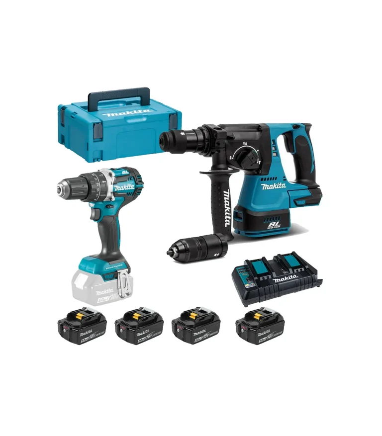 Makita - Akumulatorski set alata LXT DLXSET012 (DHR243, DHP484)