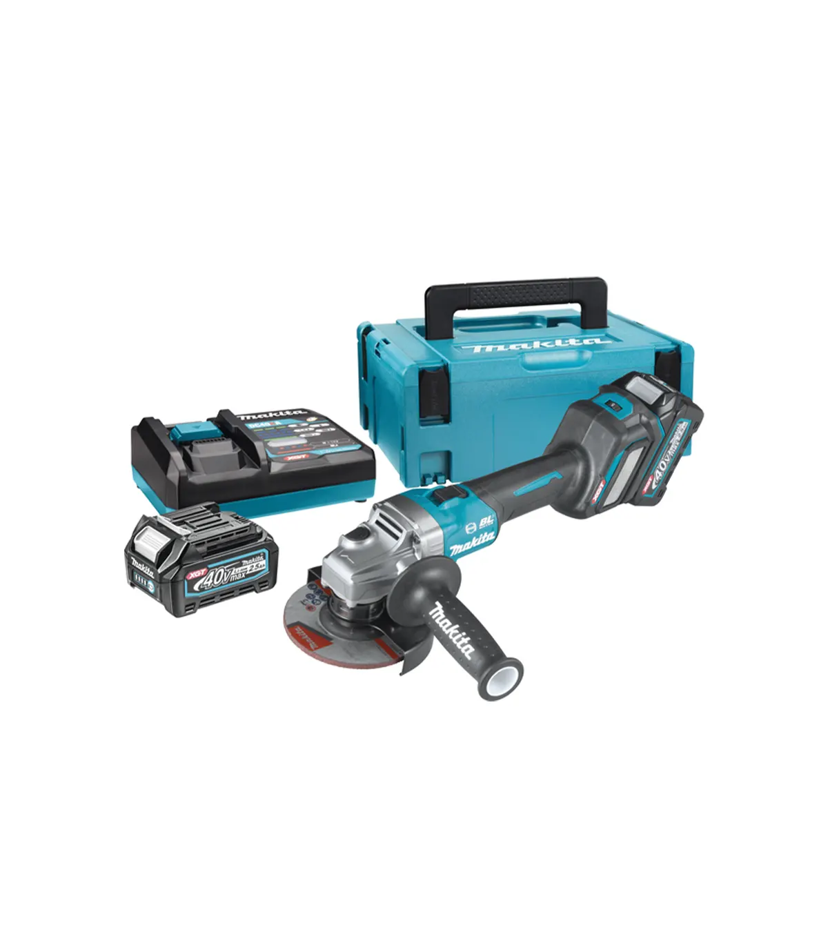 XGT Makita 40V - Akumulatorska kutna brusilica GA023GD201