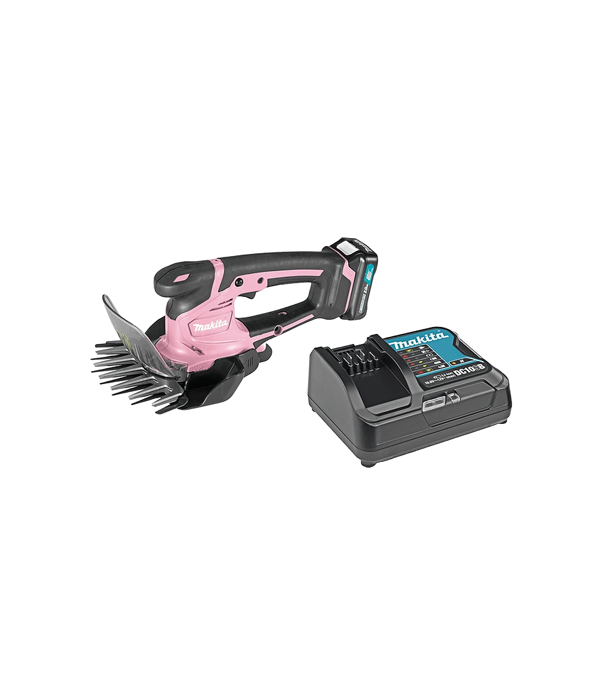 Makita – Akumulatorske škare za travu UM600DSAP, 12 V max CXT (SET) SAKURA