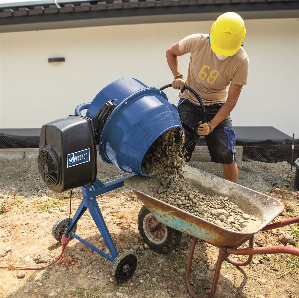 Scheppach mješalica za beton MIX125, fotografija 3