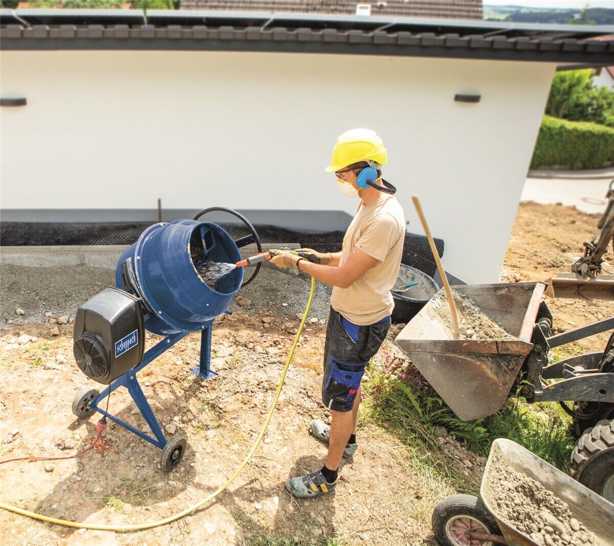 Scheppach mješalica za beton MIX125, fotografija 2