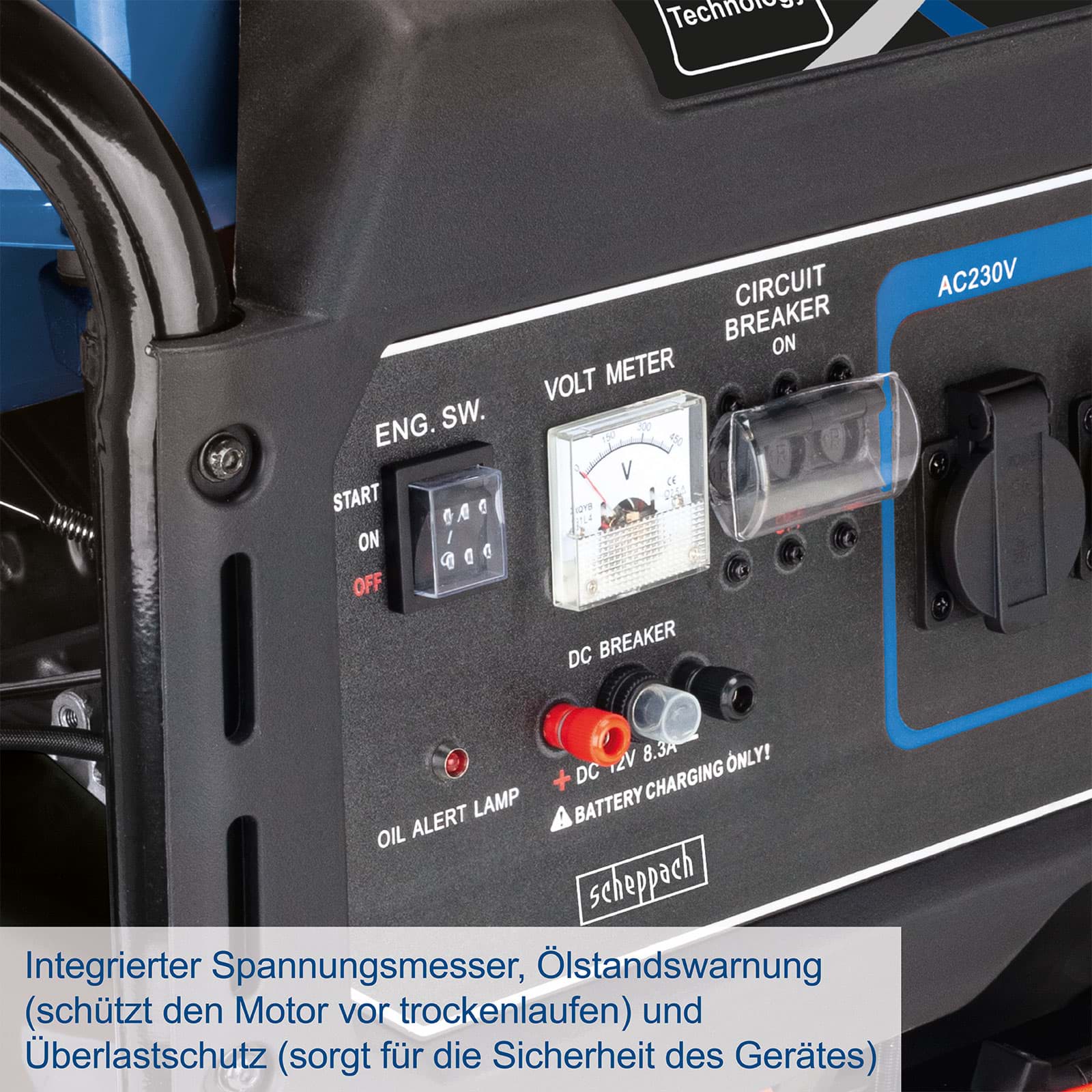 Scheppach trofazni agregat za struju SG7100X 5.5kW, fotografija 2